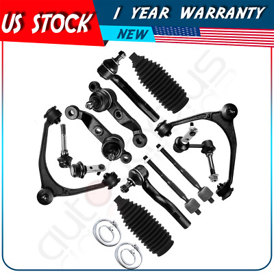 #ad 12Pc Upper Control Arm Ball Joint Tie Rod Suspension For Lexus GS300 GS400 GS430 $98.58