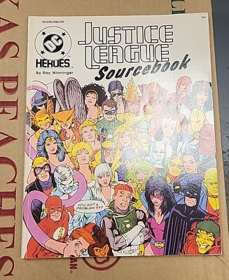 #ad DC Heroes RPG: Justice League Sourcebook Mayfair Games Inc 1990 9 Other DC BOOKS $145.00