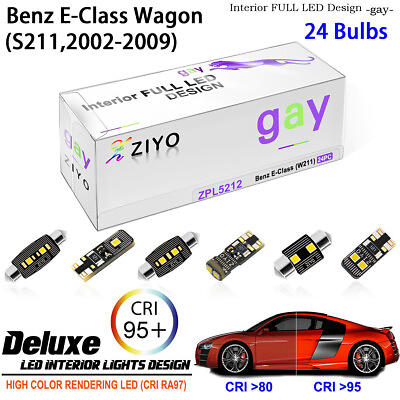 #ad LED Interior Light Kit for Benz E Class S211 Wagon 2002 2009 Light Bulbs Upgrade $30.96