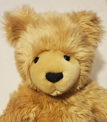 #ad Westcliff Collection Large Golden Brown Plush Teddy Bear 20quot; $39.95