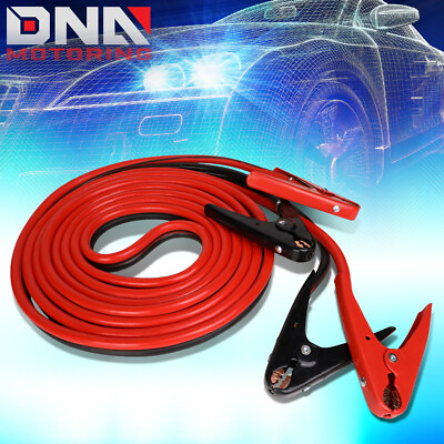 #ad 20#x27; 600AMP CAR BATTERY BOOSTER CABLE 2 GAUGE EMERGENCY POWER JUMPER HEAVY DUTY $34.68