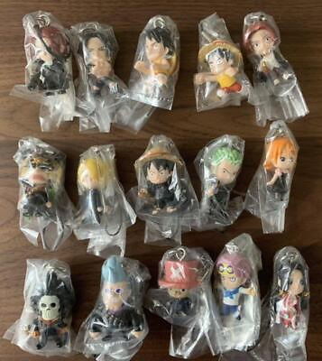 #ad ONE PIECE Mini Figure lot of 15 Luffy Zoro Nami About 3cm Anime Y29001 $70.31