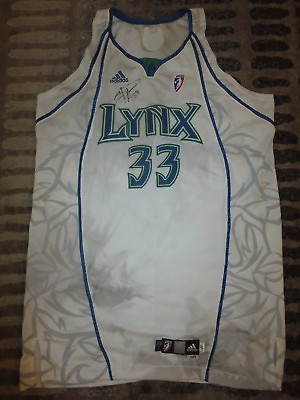 #ad Seimone Augustus #33 Minnesota Lynx WNBA Game Worn Used Jersey XL $1225.00