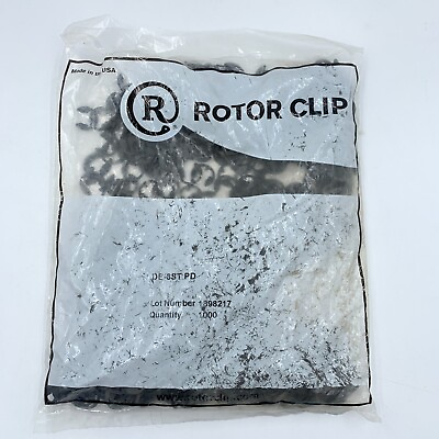 #ad Rotor Clip DE 8 Retaining Ring Clip 1000 Pack 8mm Carbon Steel DE 8ST PD $49.95