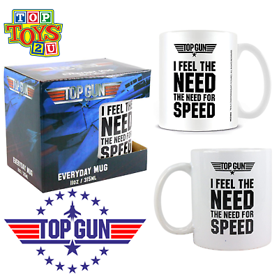 #ad Top Gun I Feel The Need for Speed Coffee Mug 315ml GBP 9.95