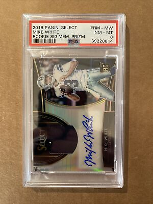 #ad 2018 MIKE WHITE PANINI SELECT ROOKIE AUTOGRAPH PSA 8 ROOKIE RC 99 $89.99