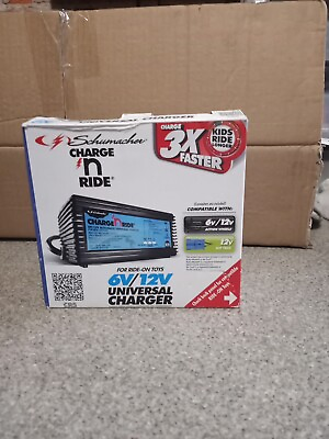 #ad Schumacher Charge N Ride 6V 12V CR5 Fast Battery Charger for Ride On Toys $27.99