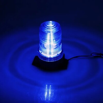 #ad 30 LED Rotation Beacon Strobe Light Flashing Amber Emergency Warning Lamp 12V $15.55