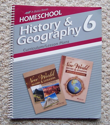 #ad Abeka Home School History amp; Geography 6 Curriculum Lesson Plans 6th Grade $13.25