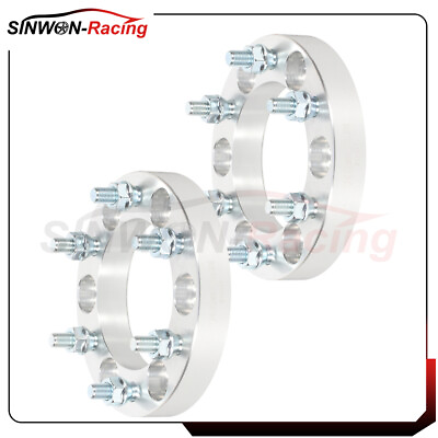 #ad 2pcs 1quot; 25mm Thick 6x5.5 Wheel Spacers 12x1.25 For Nissan Frontier 1998 2004 $44.17
