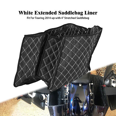 #ad 4#x27;#x27; Extended Saddlebag Liners Stretched Bag Inserts Fit For Touring 2014 2023 $45.12
