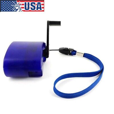 Camping SOS Phone Charger Survival Gear Emergency Power USB Hand Crank Backpack $7.59