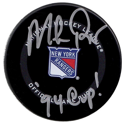 #ad Mike Richter autographed inscribed authentic puck NHL New York Rangers PSA COA $119.99