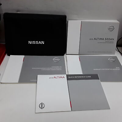 #ad 2018 Nissan Altima Sedan Owners Manual Handbook Set with Case OEM Z0A1249 $54.41