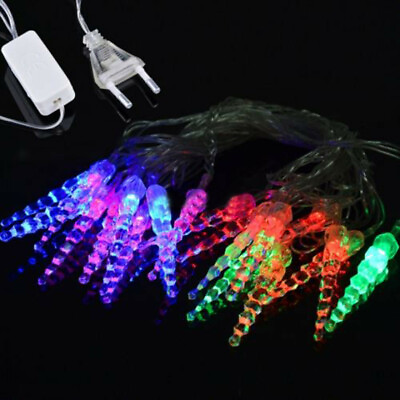 #ad 4.5M 28LED Christmas Icicle String Lights Fairy Wedding Party Light Decor $9.63