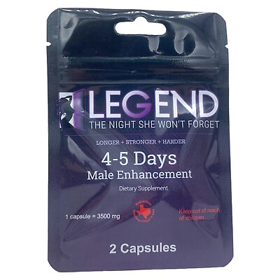 #ad Legends 3500mg Herbal Supplement 4 Pills authentic $20.76