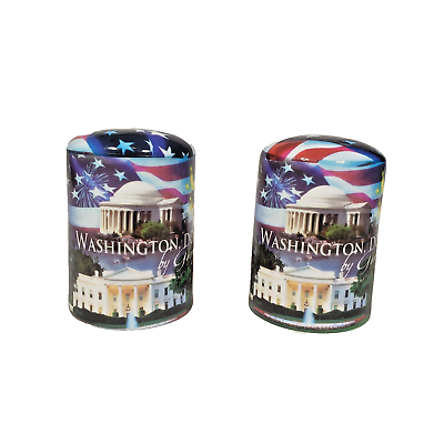 #ad NEW Washington DC salt and Pepper Shaker set Washington monument DC Monuments $19.99