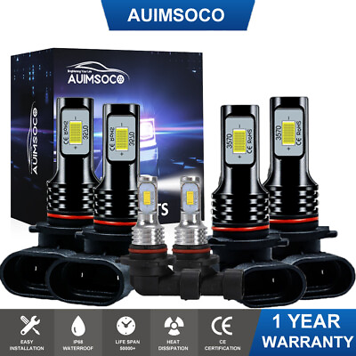 #ad For GMC Sierra 1500 2003 2004 2005 2006 2007 6000K LED Fog Headlight Bulbs Kit $34.99