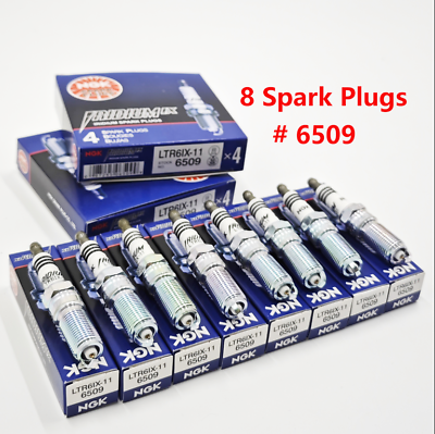 #ad 8P Genuine OEM Iridium IX Spark Plugs NGK #6509 LTR6IX 11 For 11 15 Ford 5.0L $35.99