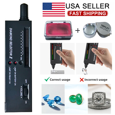 #ad Professional Diamond Tester Gem Tester Pen Portable Electronic for Jewelry Jade $12.78