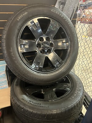 #ad 20 inch chevy rims and tires $750.00