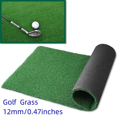#ad 4x6ft Artificial Grass Fake Synthetic Rug Garden Landscape Lawn Carpet Mat Turf $48.00