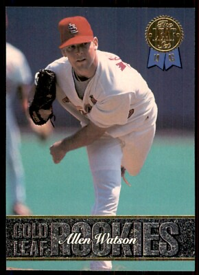 #ad 1993 Leaf Gold Rookies Allen Watson St. Louis Cardinals #1 182526 $1.70