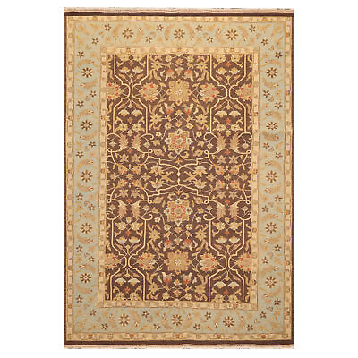 #ad 6#x27; x 8#x27;10quot; Hand Knotted Soumac 100% Wool Reversible Flat Pile Area Rug Brown $499.99
