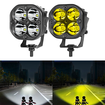 #ad For Can Am Maverick 3#x27;#x27;Inch 80W LED Cube Pods Off Road Driving Spot Work Light $29.98