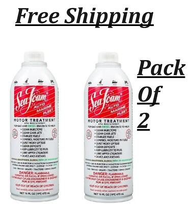 #ad Sea Foam SF 16 Motor Treatment for Gas and Diesel Engines 16 oz. Pack Of 2 $18.45
