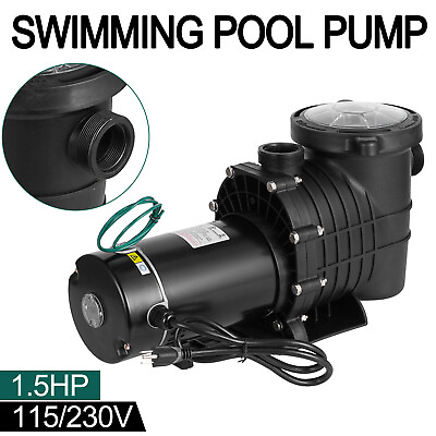 Hayward 1.5HP Swimming Pool Pump Motor Strainer With Cord In Above Ground Hi Flo $155.75