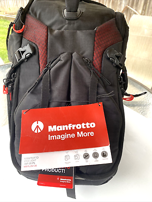 #ad Manfrotto Pro Light Camera Backpack Black NWT $150.00