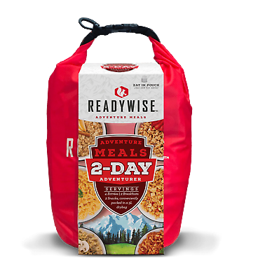 ReadyWise 2 Snacks 2 Day Adventure With 5 L Dry Bag 15 YEAR SHELF LIFE $75.84