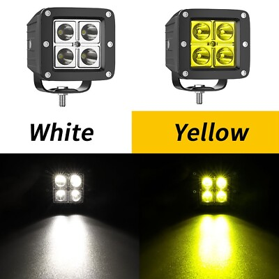 #ad 1x Work Light Motorcycle Light Wrangler 0.66A��0.2 IP65 LED Off road Vehicle $35.93