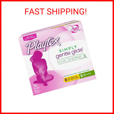 #ad Playtex Simply Gentle Glide Tampons Multipack 18ct Regular 18ct Super Absorben $12.59