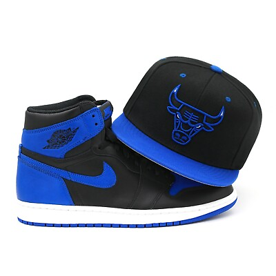 #ad Mitchell amp; Ness Chicago Bulls Snapback Hat Cap for Jordan 1 Retro Royal $37.90