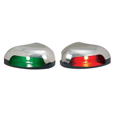 #ad Perko Red Green Horizontal Mount Side Light Pair SS #0626DP0STS $255.47