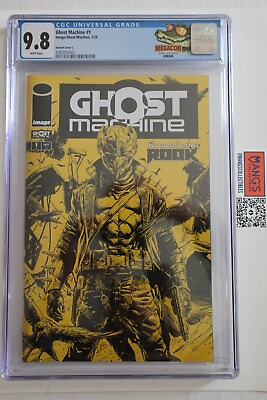 #ad Ghost Machine #1 1:100 Variant Cover L CGC 9.8 Unsigned MegaCon Label $225.00