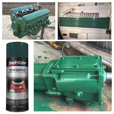 #ad 6PK Racing Hunter Green Engine Spray Paint Block Brake Caliper High Heat Coating $92.95