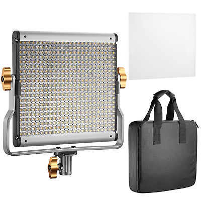 Neewer Dimmable Bi color LED Video Light Panel with U Bracket Support and Bag $79.19