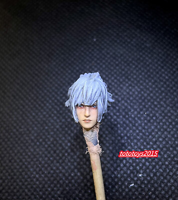 #ad 1:18 Anime Girl Noctis Head Sculpt Model Fit 3.75quot; Male Action Figure Body Toy $32.54