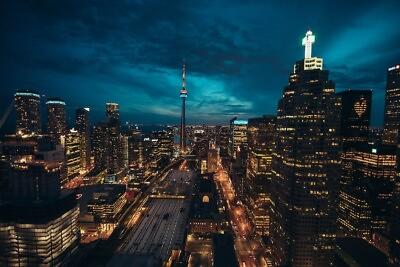 #ad #ad Digital Image Picture Photo Pic Wallpaper Background Toronto Downtown Cityscape $0.99