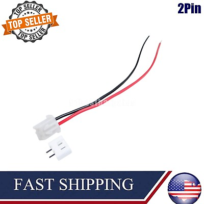 #ad JST XH2.54mm 2 Pin Singleheaded Wire Cable Connector Set Male Female PCB 20cm $6.40