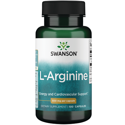 #ad Swanson L arginine 500 mg 100 Capsules $8.16