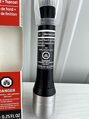 #ad Genuine Ford Motorcraft Touch Up Paint Bottle Agate Black UM 7414A amp; Clear Coat $20.74