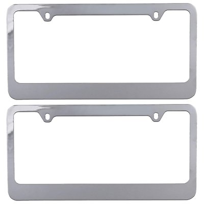 #ad 2X Durable Rust Free License Plate Holder Slim Design Universal Fit Front amp; Rear $19.99