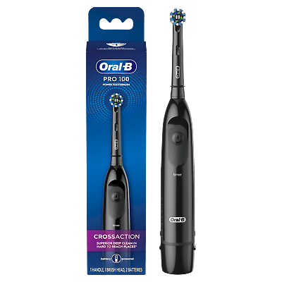 #ad Pro Health Clinical Battery Electric Toothbrush Black Compact Head Adu $15.97