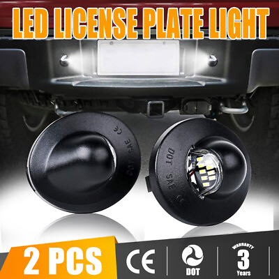 2x For Ford F150 F250 F350 LED License Plate Light Tag Lamp Assembly Replacement $10.59