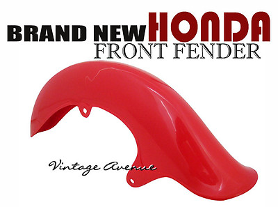 #ad HONDA TOURING C200 C201 CA200 FRONT FENDER MUDGUARD RED $24.90