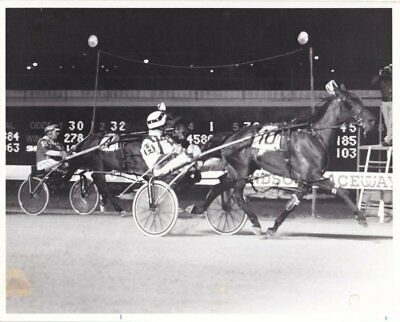 #ad WINDSOR RACEWAY Harness Horse Race CASSANDRA SEELSTER winner 1987 OLD PHOTO AU $9.00